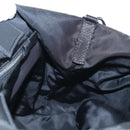 PRADA Reversible Hand Bag Nylon 2way Black Silver Auth 192253V-26