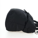 PRADA Reversible Hand Bag Nylon 2way Black Silver Auth 192253V-4