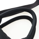 PRADA Reversible Hand Bag Nylon 2way Black Silver Auth 192253V-14