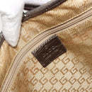 GUCCI GG Canvas Jackie Sherry Line Hand Bag Gold 001 3306 Auth 192254V-19