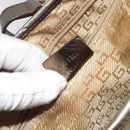 GUCCI GG Canvas Jackie Sherry Line Hand Bag Gold 001 3306 Auth 192254V-11