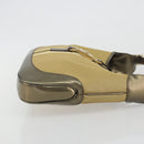 GUCCI GG Canvas Jackie Sherry Line Hand Bag Gold 001 3306 Auth 192254V-3