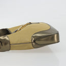 GUCCI GG Canvas Jackie Sherry Line Hand Bag Gold 001 3306 Auth 192254V-4