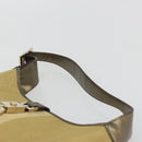 GUCCI GG Canvas Jackie Sherry Line Hand Bag Gold 001 3306 Auth 192254V-9