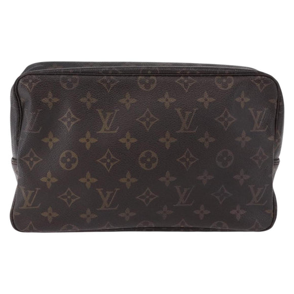 LOUIS VUITTON Monogram Trousse Toilette 28 Clutch Bag M47522 LV Auth 192258