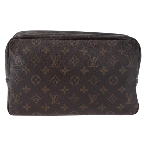 LOUIS VUITTON Monogram Trousse Toilette 28 Clutch Bag M47522 LV Auth 192258