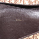 Christian Dior Trotter Canvas Clutch Bag Beige Gold Auth 192259-13
