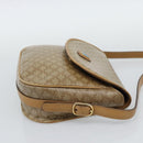 CELINE Macadam Canvas Shoulder Bag PVC Beige Gold Auth 192266-5