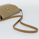 CELINE Macadam Canvas Shoulder Bag PVC Beige Gold Auth 192266-7