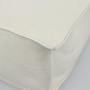 Miu Miu Tote Bag Leather White Silver Auth 192270A-15