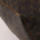LOUIS VUITTON Monogram Keepall 55 Boston Bag M41424 LV Auth 192275-17