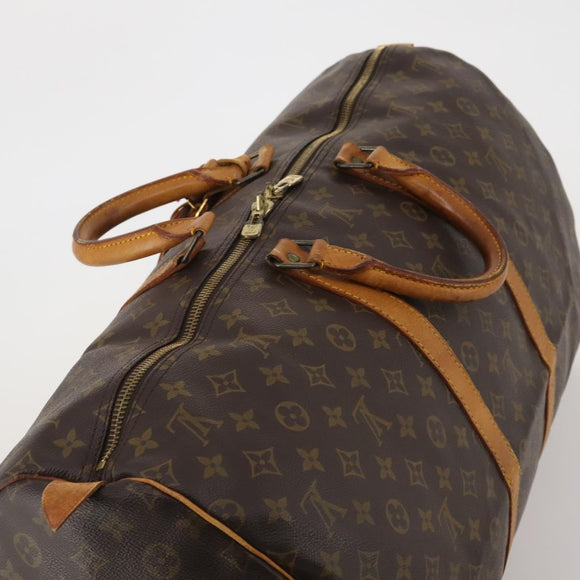 LOUIS VUITTON Monogram Keepall 55 Boston Bag M41424 LV Auth 192275