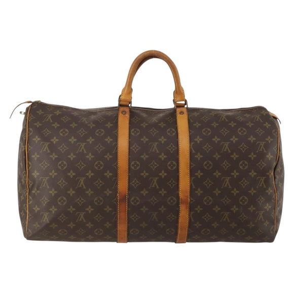 LOUIS VUITTON Monogram Keepall 55 Boston Bag Vintage M41424 LV Auth 192279