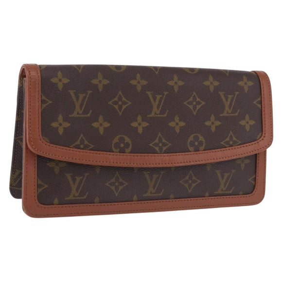 LOUIS VUITTON Monogram Pochette Dam PM Clutch Bag M51812 LV Auth 192281