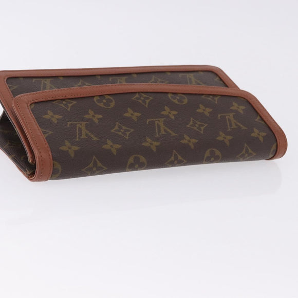LOUIS VUITTON Monogram Pochette Dam PM Clutch Bag M51812 LV Auth 192281