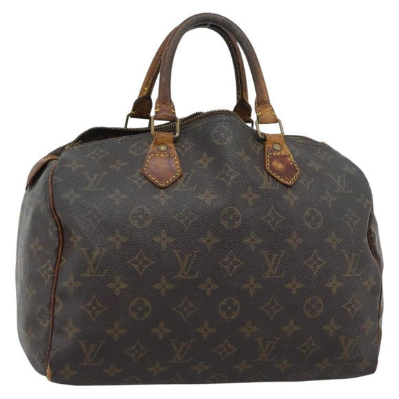 LOUIS VUITTON Monogram Speedy 30 Hand Bag M41526 LV Auth 192283