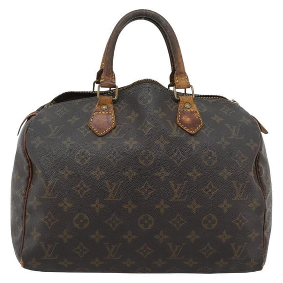 LOUIS VUITTON Monogram Speedy 30 Hand Bag M41526 LV Auth 192283