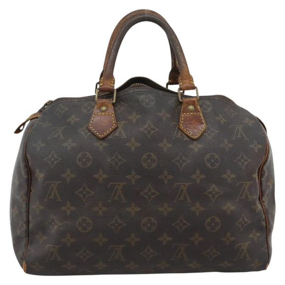 LOUIS VUITTON Monogram Speedy 30 Hand Bag M41526 LV Auth 192283