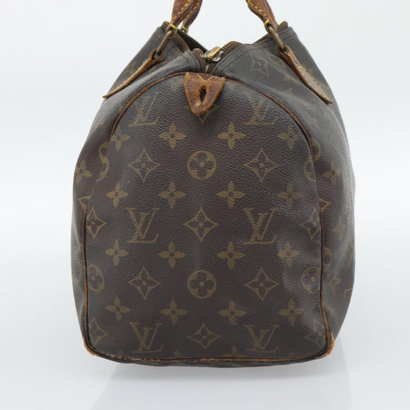 LOUIS VUITTON Monogram Speedy 30 Hand Bag M41526 LV Auth 192283