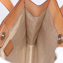 CELINE C Macadam Canvas Hand Bag Suede Gray Silver Auth 192286A-18