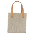 CELINE C Macadam Canvas Hand Bag Suede Gray Silver Auth 192286A-2