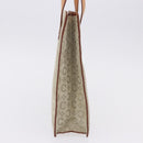 CELINE C Macadam Canvas Hand Bag Suede Gray Silver Auth 192286A-4
