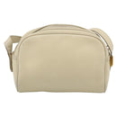 SAINT LAURENT Shoulder Bag Leather Ivory Gold Auth 192290-2