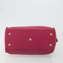 SAINT LAURENT Y Line Hand Bag Leather Pink Gold 311210 Auth 192291-5