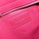 SAINT LAURENT Y Line Hand Bag Leather Pink Gold 311210 Auth 192291-22