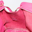 SAINT LAURENT Y Line Hand Bag Leather Pink Gold 311210 Auth 192291-23