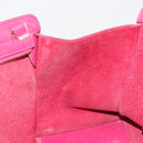 SAINT LAURENT Y Line Hand Bag Leather Pink Gold 311210 Auth 192291-24