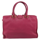 SAINT LAURENT Y Line Hand Bag Leather Pink Gold 311210 Auth 192291-2