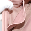 Miu Miu Matelasse Chain Shoulder Bag Leather 2way Pink Gold Auth 192292A-25