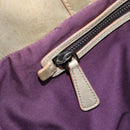 Miu Miu Tote Bag Leather Beige Silver Auth 192293-20