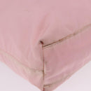 PRADA Tote Bag Nylon 2way Pink Silver Auth 192294-16