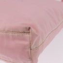 PRADA Tote Bag Nylon 2way Pink Silver Auth 192294-19