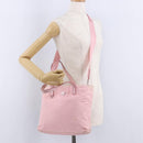 PRADA Tote Bag Nylon 2way Pink Silver Auth 192294-27