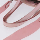 PRADA Tote Bag Nylon 2way Pink Silver Auth 192294-7