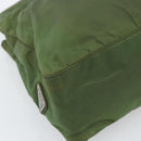 PRADA Plastic Chain Tote Bag Nylon Green Auth 192297-15