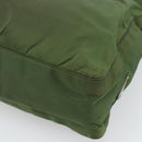 PRADA Plastic Chain Tote Bag Nylon Green Auth 192297-16