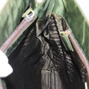PRADA Plastic Chain Tote Bag Nylon Green Auth 192297-20