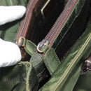 PRADA Plastic Chain Tote Bag Nylon Green Auth 192297-23