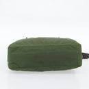 PRADA Plastic Chain Tote Bag Nylon Green Auth 192297-5