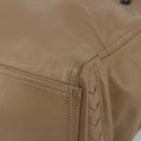 BOTTEGA VENETA INTRECCIATO Tote Bag Leather Beige Auth 192298-14