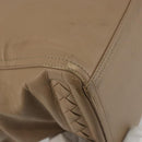 BOTTEGA VENETA INTRECCIATO Tote Bag Leather Beige Auth 192298-9