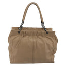 BOTTEGA VENETA INTRECCIATO Tote Bag Leather Beige Auth 192298-2