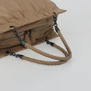 BOTTEGA VENETA INTRECCIATO Tote Bag Leather Beige Auth 192298-7