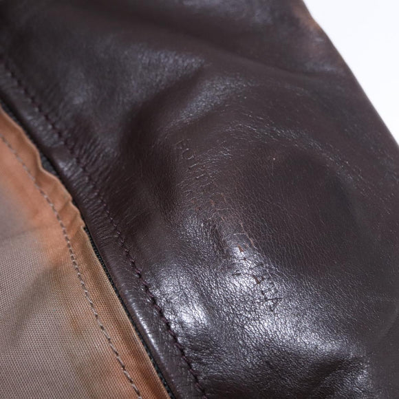 BOTTEGA VENETA Hand Bag Leather Brown Auth 192299