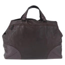 BOTTEGA VENETA Hand Bag Leather Brown Auth 192299-13