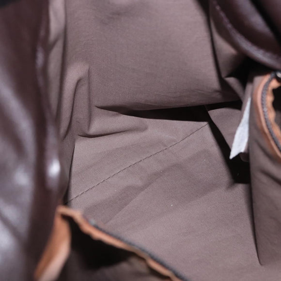 BOTTEGA VENETA Hand Bag Leather Brown Auth 192299